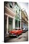 Classic American Car (Plymouth), Havana, Cuba-Jon Arnold-Stretched Canvas