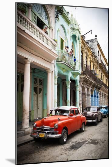 Classic American Car (Plymouth), Havana, Cuba-Jon Arnold-Mounted Photographic Print