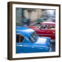 Classic American Cars, Havana, Cuba-Jon Arnold-Framed Photographic Print