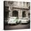 Classic American Cars in Front of the Gran Teatro, Parque Central, Havana, Cuba-Jon Arnold-Stretched Canvas