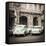 Classic American Cars in Front of the Gran Teatro, Parque Central, Havana, Cuba-Jon Arnold-Framed Stretched Canvas