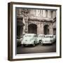 Classic American Cars in Front of the Gran Teatro, Parque Central, Havana, Cuba-Jon Arnold-Framed Premium Photographic Print