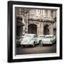 Classic American Cars in Front of the Gran Teatro, Parque Central, Havana, Cuba-Jon Arnold-Framed Photographic Print