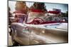 Classic American Convertible in a Drive In-George Oze-Mounted Photographic Print