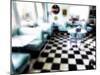 Classic American Diner Interior-George Oze-Mounted Photographic Print