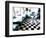 Classic American Diner Interior-George Oze-Framed Photographic Print