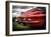 Classic American Muscle Car in Red-David Challinor-Framed Photographic Print