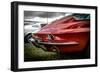 Classic American Muscle Car in Red-David Challinor-Framed Photographic Print