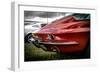 Classic American Muscle Car in Red-David Challinor-Framed Photographic Print