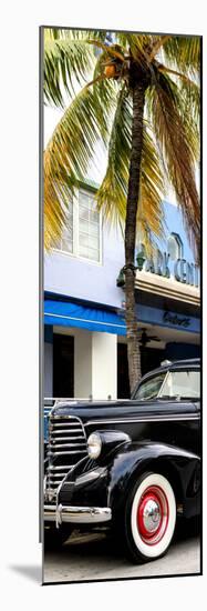 Classic Antique Car of Art Deco District - Park Central Hotel on Ocean Drive - Miami Beach-Philippe Hugonnard-Mounted Photographic Print