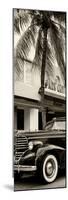 Classic Antique Car of Art Deco District - Park Central Hotel on Ocean Drive - Miami Beach-Philippe Hugonnard-Mounted Photographic Print