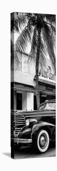 Classic Antique Car of Art Deco District - Park Central Hotel on Ocean Drive - Miami Beach-Philippe Hugonnard-Stretched Canvas