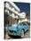 Classic Antique Thunderbird, Art Deco District, South Beach, Miami, Florida, USA-Richard Maschmeyer-Stretched Canvas