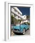 Classic Antique Thunderbird, Art Deco District, South Beach, Miami, Florida, USA-Richard Maschmeyer-Framed Photographic Print