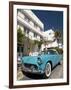 Classic Antique Thunderbird, Art Deco District, South Beach, Miami, Florida, USA-Richard Maschmeyer-Framed Photographic Print