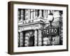 Classic Art, Metro Sign at the Louvre Metro Station, Paris, France-Philippe Hugonnard-Framed Photographic Print