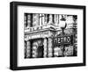 Classic Art, Metro Sign at the Louvre Metro Station, Paris, France-Philippe Hugonnard-Framed Photographic Print