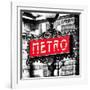 Classic Art, Metro Sign at the Louvre Metro Station, Paris, France-Philippe Hugonnard-Framed Photographic Print