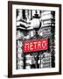 Classic Art, Metro Sign at the Louvre Metro Station, Paris, France-Philippe Hugonnard-Framed Photographic Print