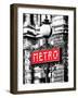 Classic Art, Metro Sign at the Louvre Metro Station, Paris, France-Philippe Hugonnard-Framed Photographic Print