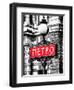 Classic Art, Metro Sign at the Louvre Metro Station, Paris, France-Philippe Hugonnard-Framed Photographic Print