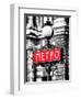 Classic Art, Metro Sign at the Louvre Metro Station, Paris, France-Philippe Hugonnard-Framed Photographic Print