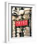 Classic Art, Metro Sign at the Louvre Metro Station, Paris, France-Philippe Hugonnard-Framed Photographic Print