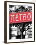 Classic Art, Metro Sign at the Louvre Metro Station, Paris, France-Philippe Hugonnard-Framed Photographic Print