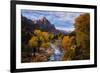 Classic Autumn View Zion National Park, Utah-Vincent James-Framed Photographic Print