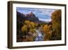 Classic Autumn View Zion National Park, Utah-Vincent James-Framed Photographic Print