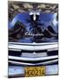 Classic Black Chrysler Car with Reflections in Paintwork, Havana, Cuba, West Indies-Lee Frost-Mounted Photographic Print