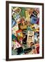 Classic Book Cover Collage II-Paris Pierce-Framed Art Print