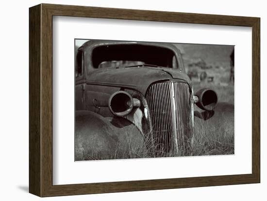 Classic Car Body In Bodie, Ca-George Oze-Framed Photographic Print