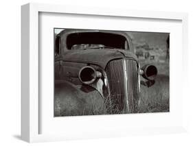 Classic Car Body In Bodie, Ca-George Oze-Framed Photographic Print