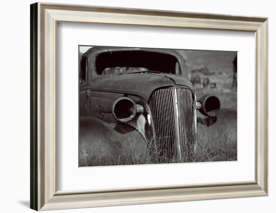 Classic Car Body In Bodie, Ca-George Oze-Framed Photographic Print