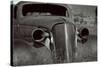 Classic Car Body In Bodie, Ca-George Oze-Stretched Canvas