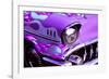 Classic car: Chevrolet with flaming hood-Bill Bachmann-Framed Photographic Print