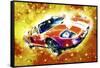 Classic Car Ford GT V-Fernando Palma-Framed Stretched Canvas