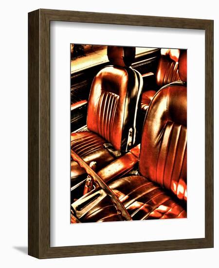 Classic Car Interior in Copper-Paula Iannuzzi-Framed Photographic Print