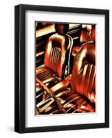 Classic Car Interior in Copper-Paula Iannuzzi-Framed Photographic Print