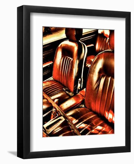 Classic Car Interior in Copper-Paula Iannuzzi-Framed Photographic Print