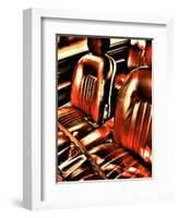 Classic Car Interior in Copper-Paula Iannuzzi-Framed Photographic Print