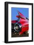 Classic car, Motor Vu Drive In, Dallas, Oregon, USA-Christian Heeb-Framed Photographic Print