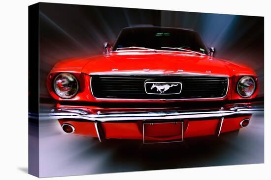 Classic Car-Nathan Wright-Stretched Canvas