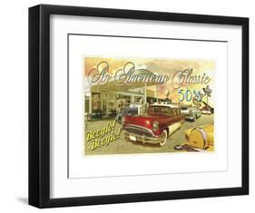 Classic Cars 3-Carlos Casamayor-Framed Art Print