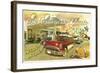 Classic Cars 3-Carlos Casamayor-Framed Art Print