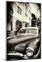 Classic Cars of Miami Beach-Philippe Hugonnard-Mounted Photographic Print