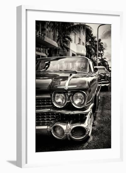 Classic Cars of Miami Beach-Philippe Hugonnard-Framed Photographic Print