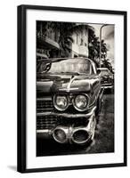 Classic Cars of Miami Beach-Philippe Hugonnard-Framed Photographic Print