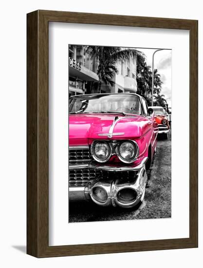 Classic Cars of Miami Beach-Philippe Hugonnard-Framed Photographic Print